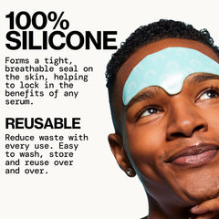 Pacifica closeup of silicone texture highlighting gentle, medical‑grade surface