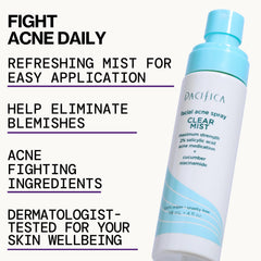 Pacifica pump detail highlighting precise mist application benefit