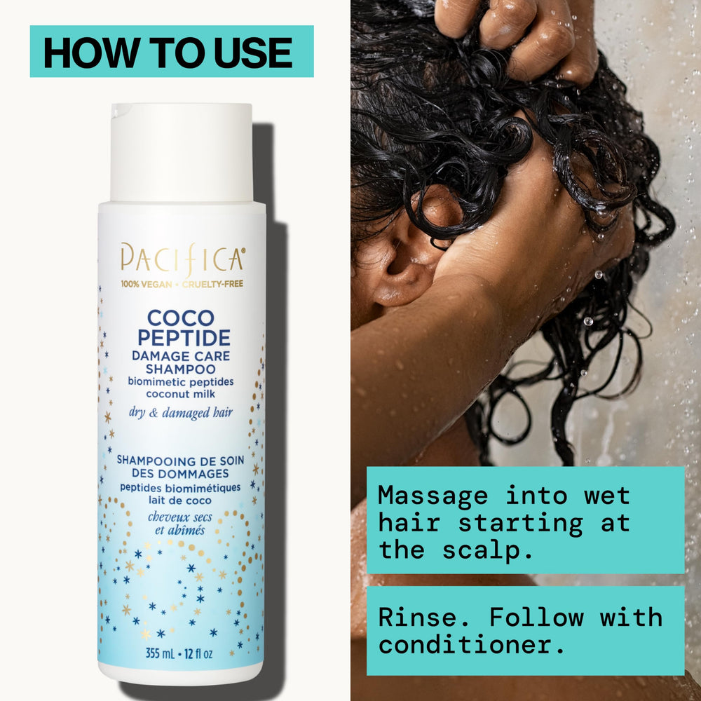 Pacifica shampoo with conditioner illustrating complete repair routine