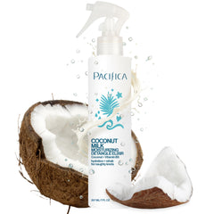 Pacifica bottle front label showing product name and coconut scent benefits