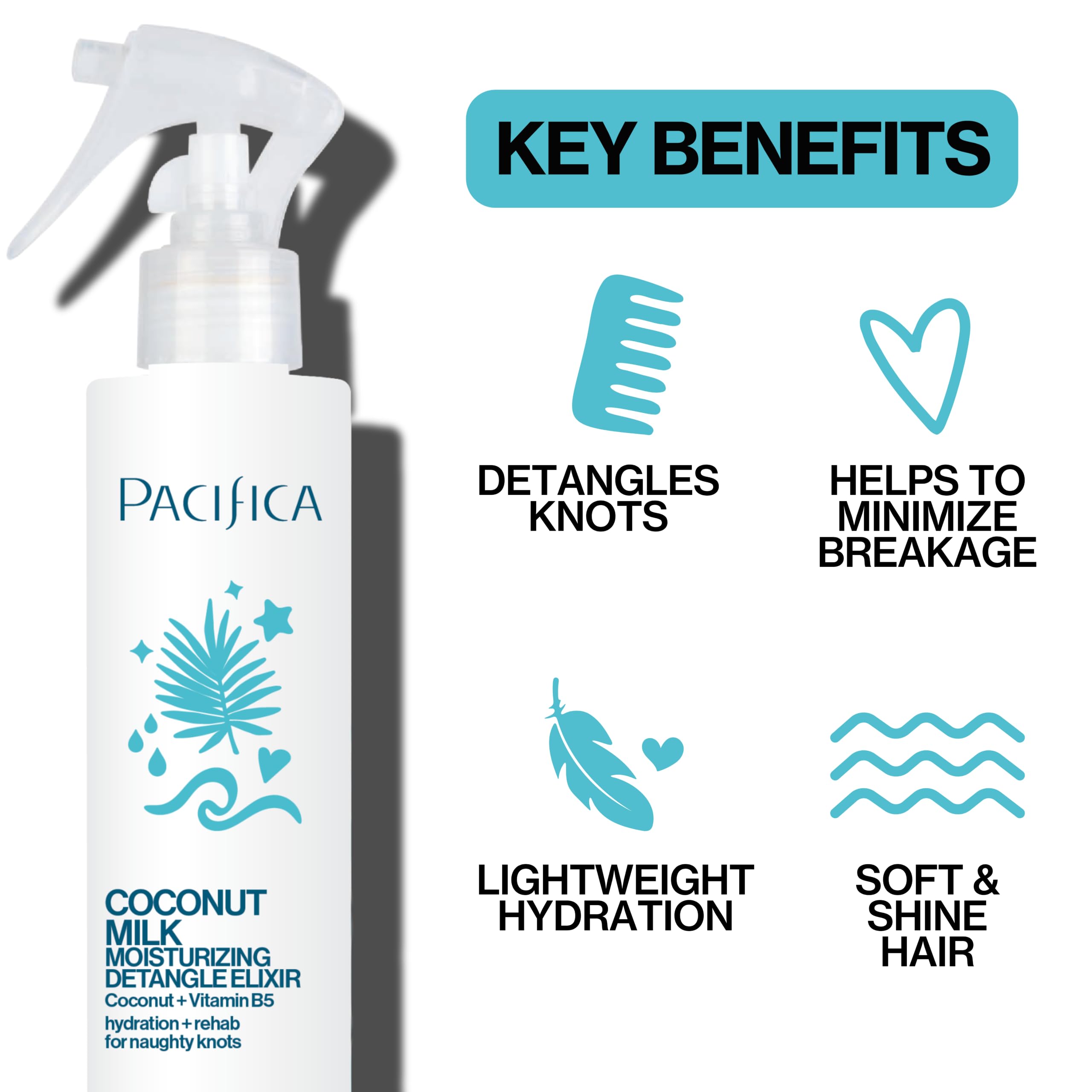 Pacifica spray nozzle close-up demonstrating easy, even mist application