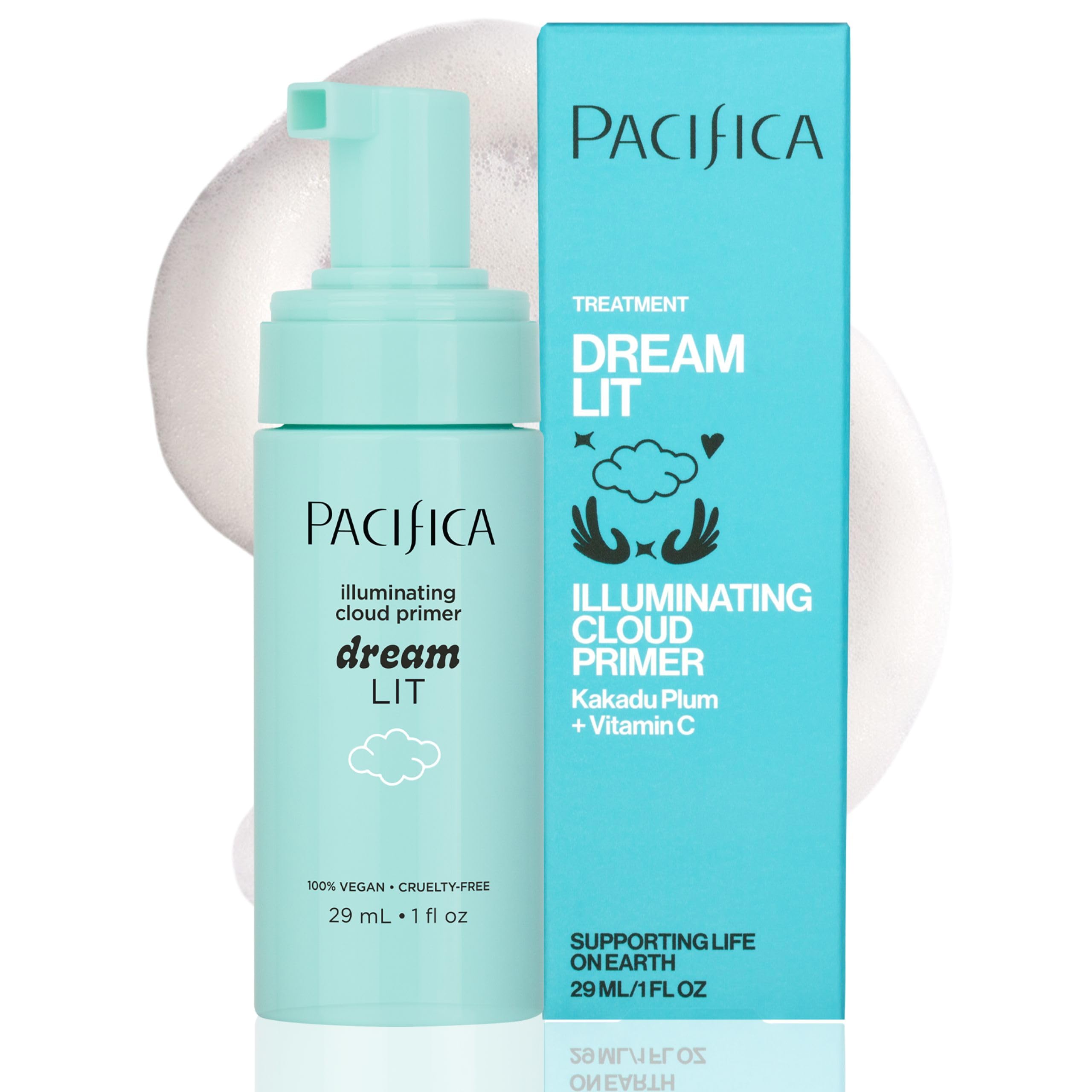 Pacifica Dreamlit front packaging showing clean design and product size benefit