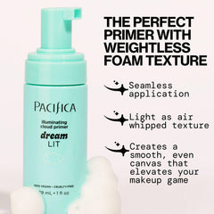 Pacifica Dreamlit texture close-up highlighting whipped foam and lightweight finish