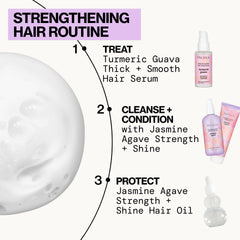 Pacifica-treated hair showing restored shine and reduced frizz