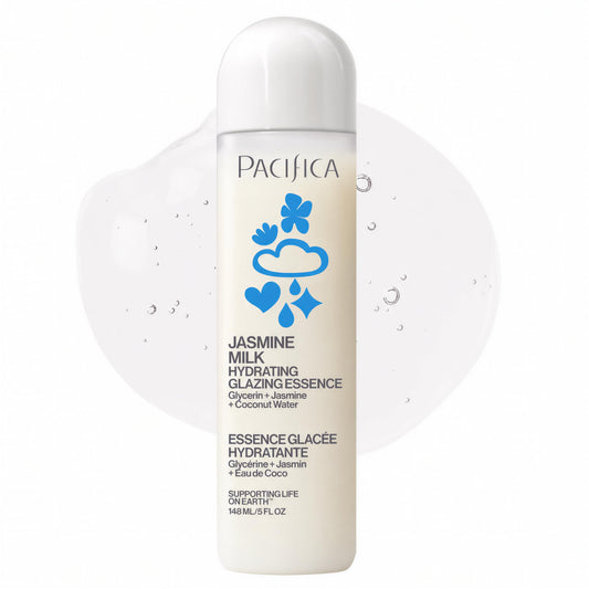 Pacifica front bottle showing label and 5 fl oz size for hydrate and glow