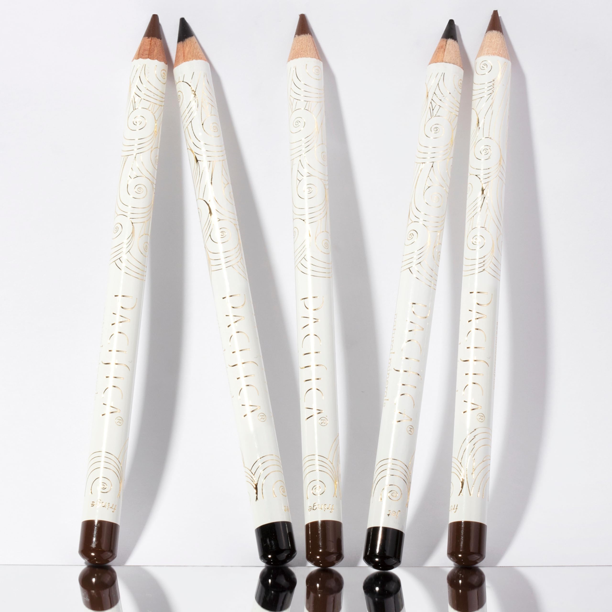Pacifica jet black sharpened and unsharpened pencils ready for travel
