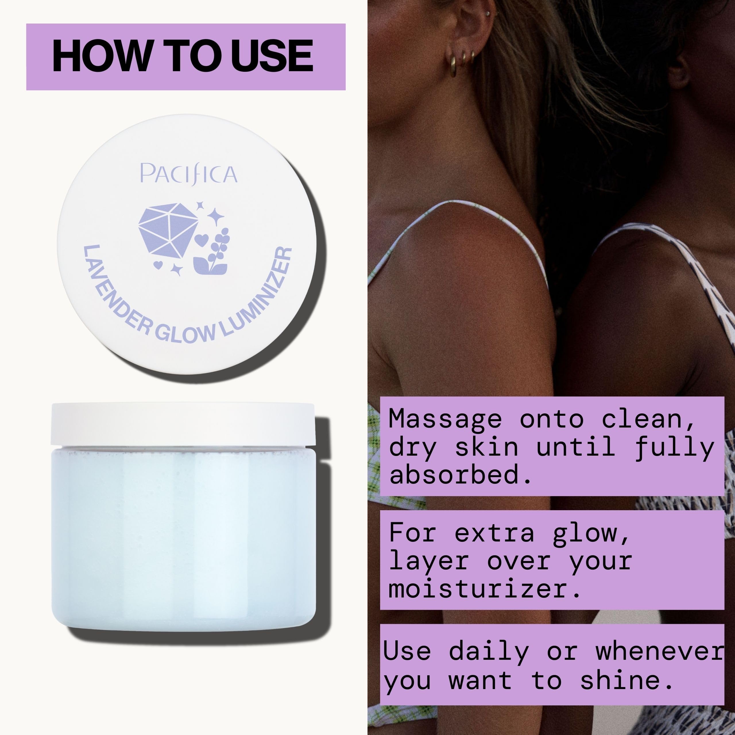 Pacifica in bathroom routine setup demonstrating simple daily use benefit