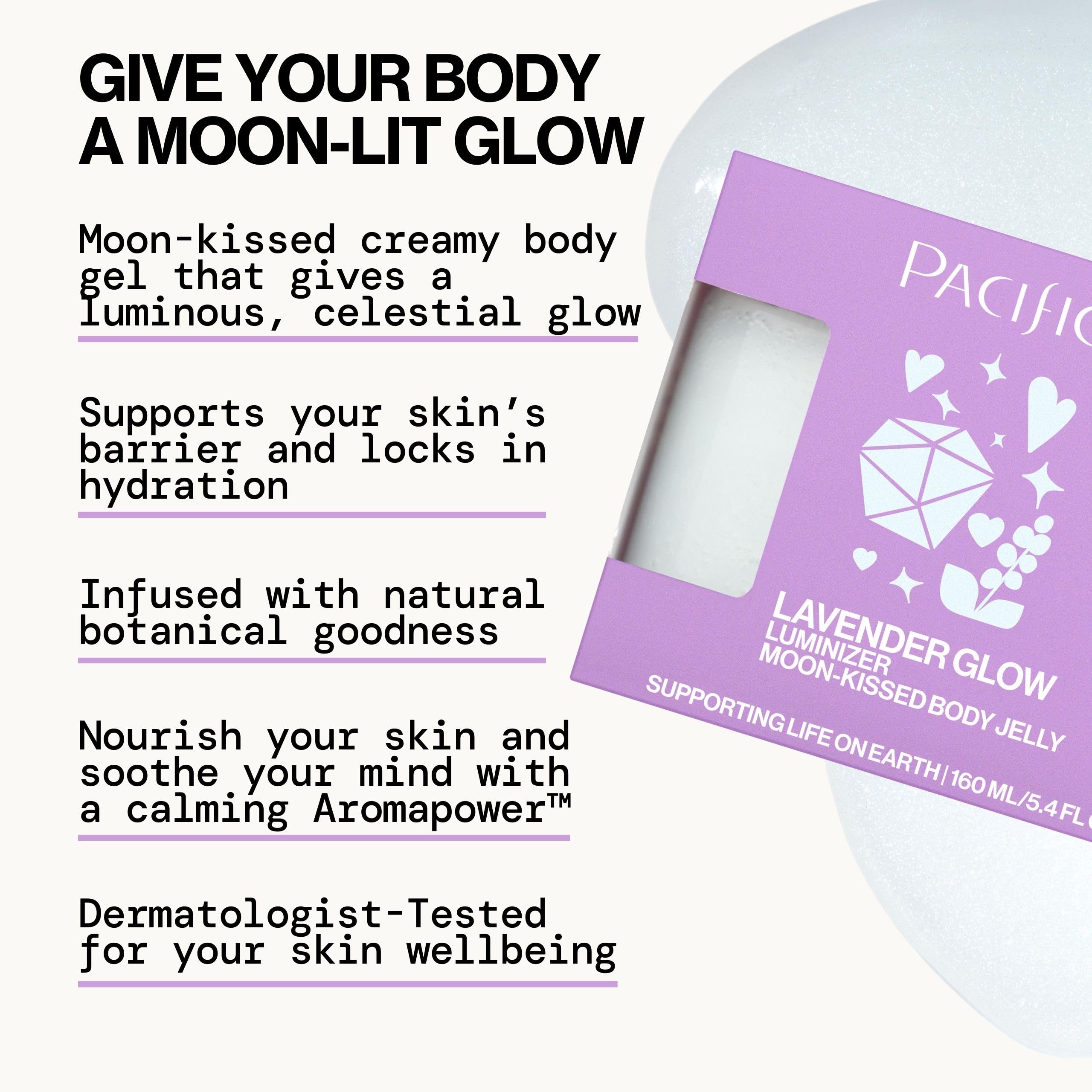 Pacifica ingredients panel close-up showing clean formula benefit