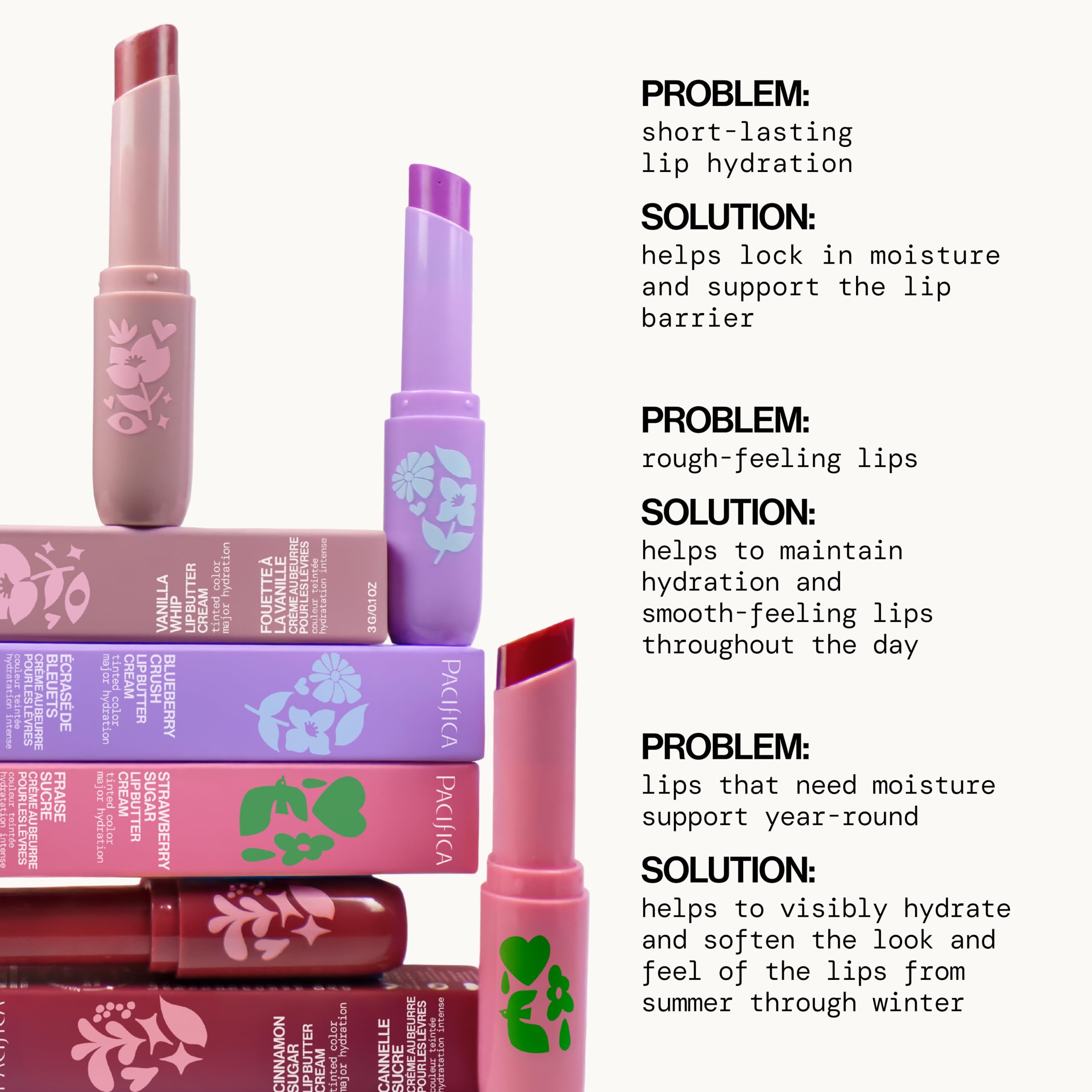 Pacifica open twist-up revealing cushiony buttercream texture for smooth application