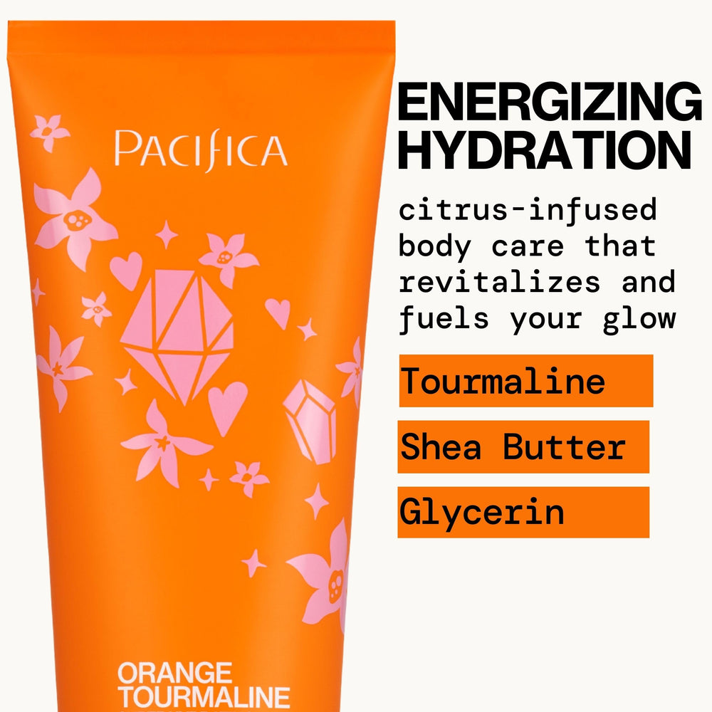 Pacifica body butter being smoothed on arm to hydrate dry skin