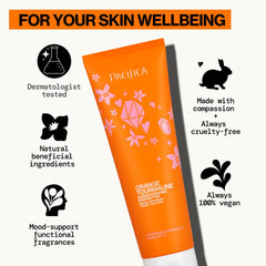 Pacifica label close-up highlighting clean-beauty claims and reassurance