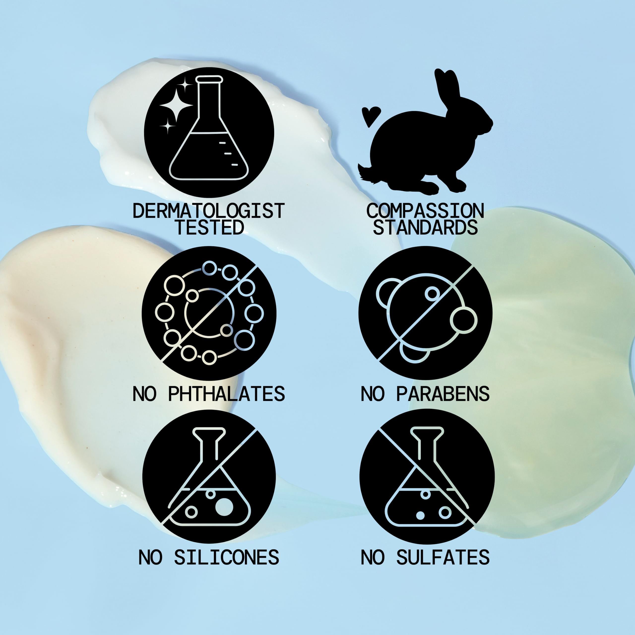 Pacifica pump and cap detail highlighting spill-free dispensing and convenience