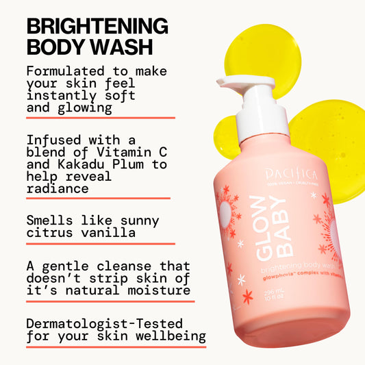 Pacifica gel texture poured from pump demonstrating gentle exfoliating feel