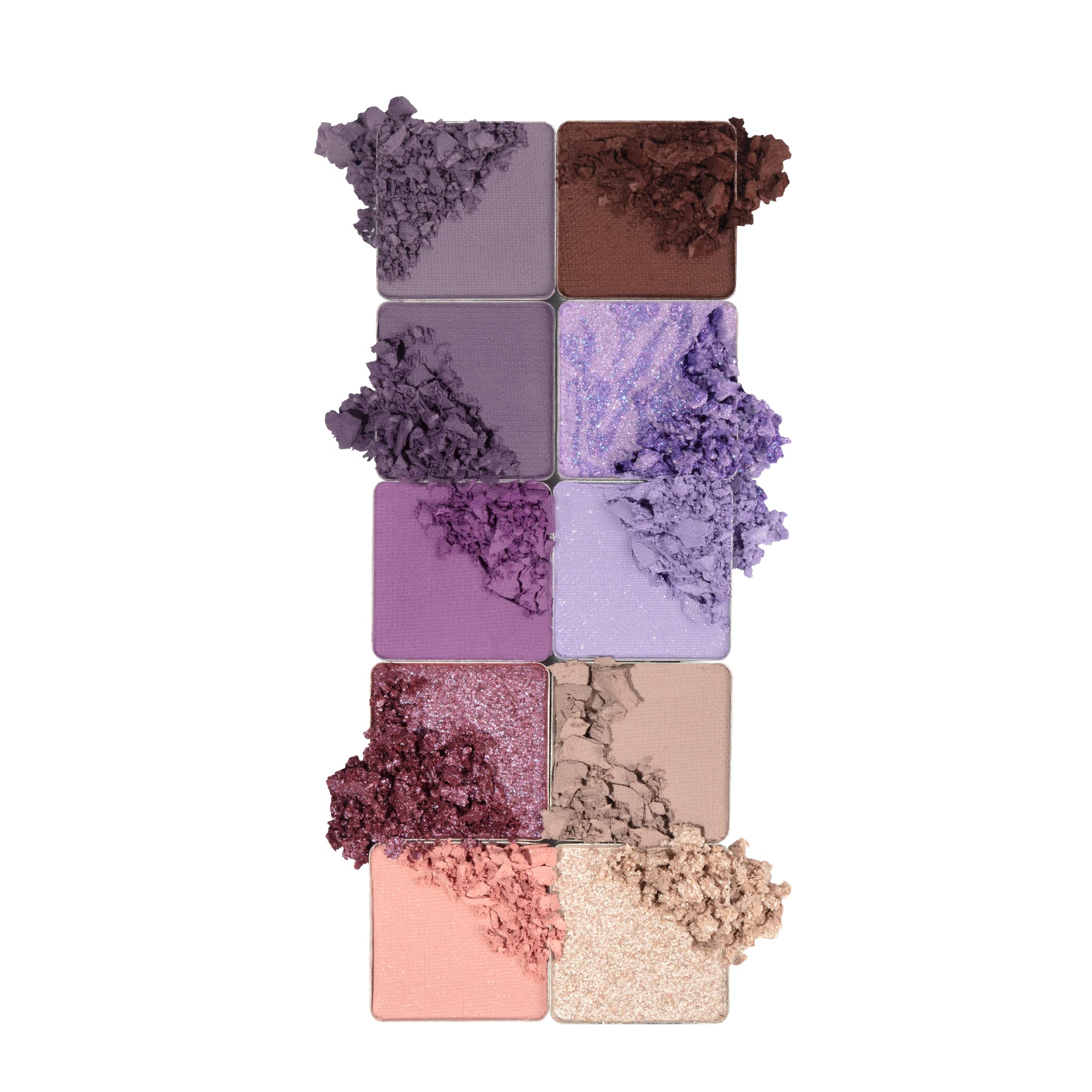 Pacifica close-up of pans highlighting matte and shimmer finishes for easy blending