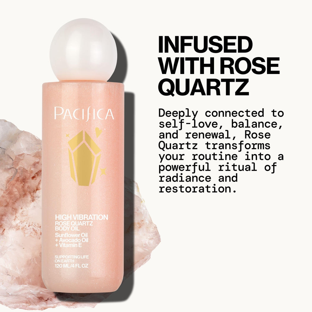 Pacifica oil texture on skin showing lightweight absorption and smooth finish