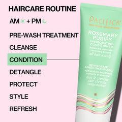 Pacifica conditioner paired with matching shampoo for balanced routine