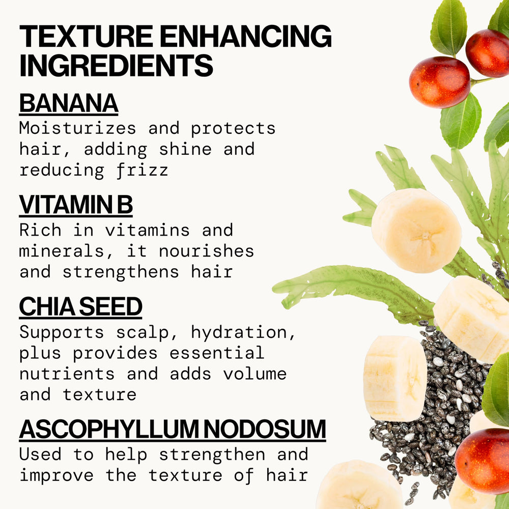 Pacifica banana ingredient photo suggesting moisture and softness benefits