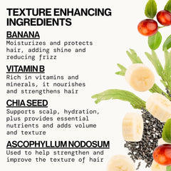 Pacifica banana ingredient photo suggesting moisture and softness benefits