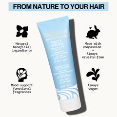 Pacifica balm in hand being applied to palms highlighting easy, spreadable application