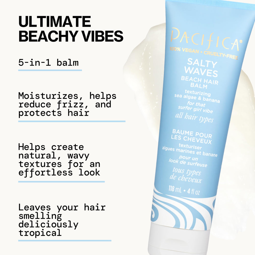 Pacifica balm creamy texture close-up demonstrating lightweight, non-greasy finish