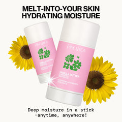 Pacifica open stick texture gliding smoothly for quick, mess-free application