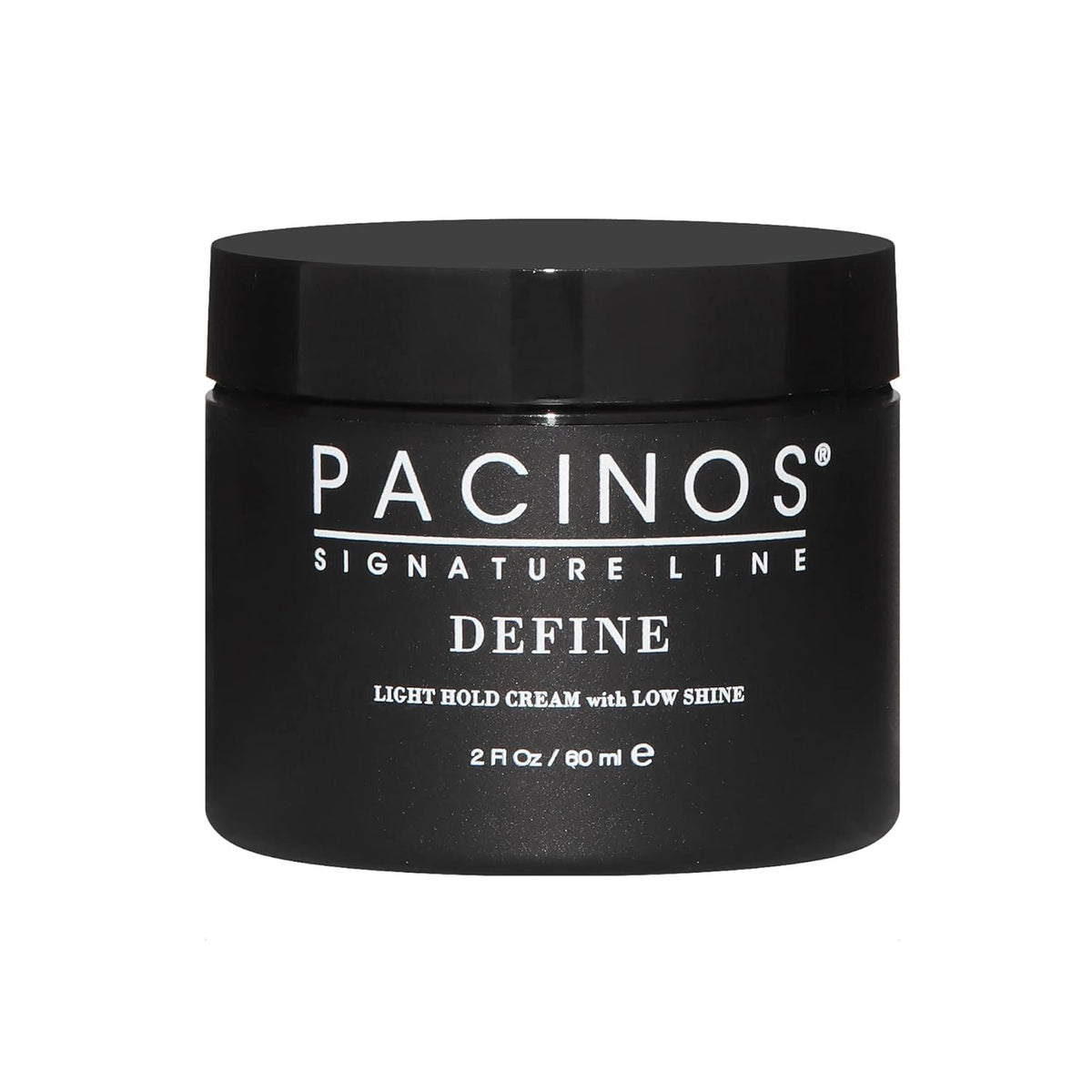 Pacinos front jar view showing compact 2 oz packaging and clear brand label