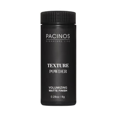 Pacinos shaker front packaging showing compact 8g container and brand