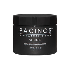 Pacinos Sleek jar front showing label and compact size for travel