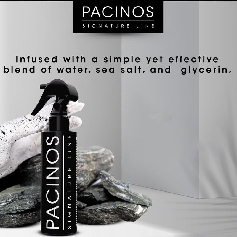 Pacinos styled beach waves on model showing natural movement benefit