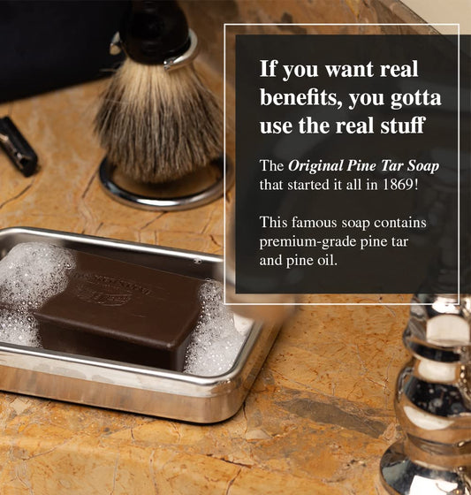 Packer's Pine side slab showing rich texture and long‑lasting bar benefit