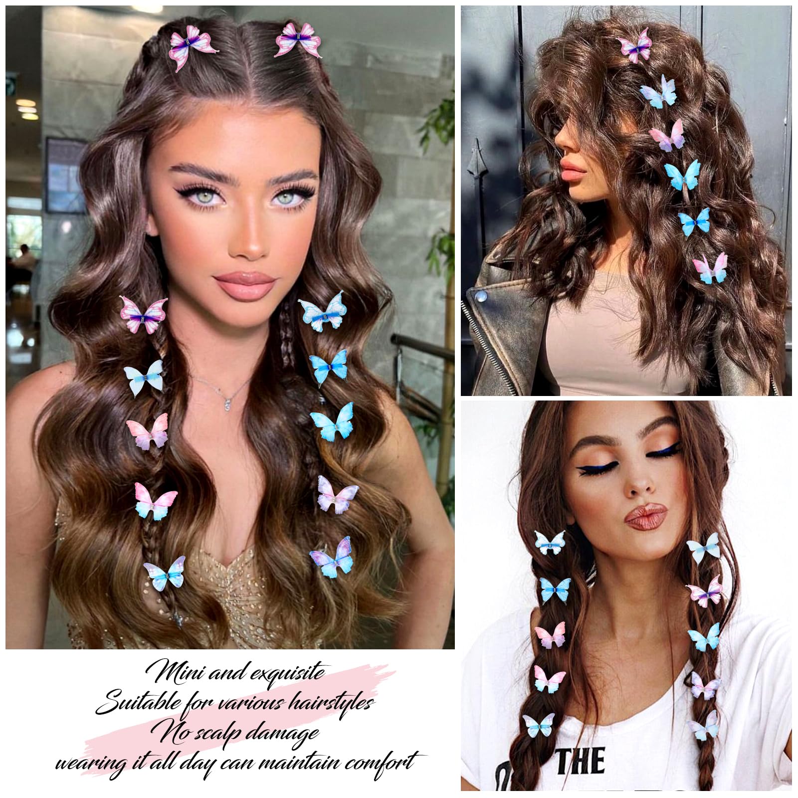 Paderison clips in a half-up hairstyle adding playful accents and hold