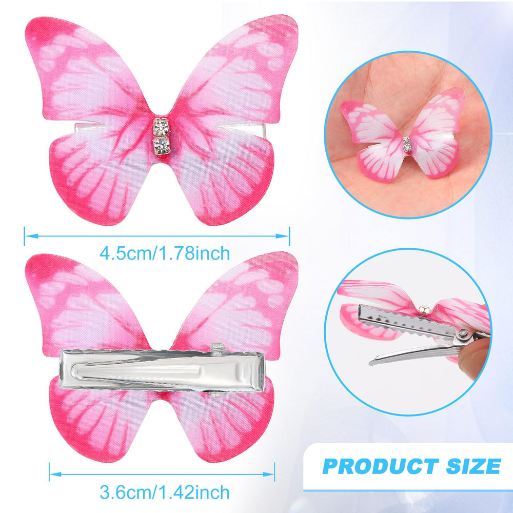 Paderison butterfly clip worn in hair showing pretty styling accent