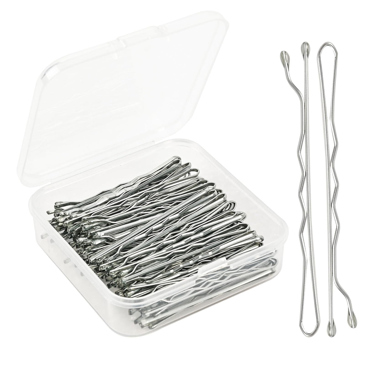 Pagabach front packaging in clear case showing neat 100 pins and easy storage benefit