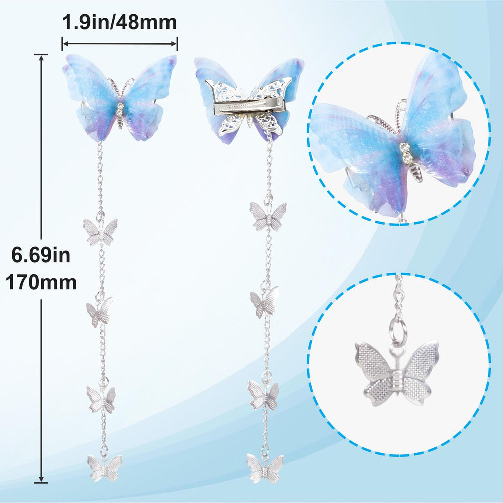 PAGOW close-up of fabric and crystal butterfly detail highlighting decorative sparkle benefit