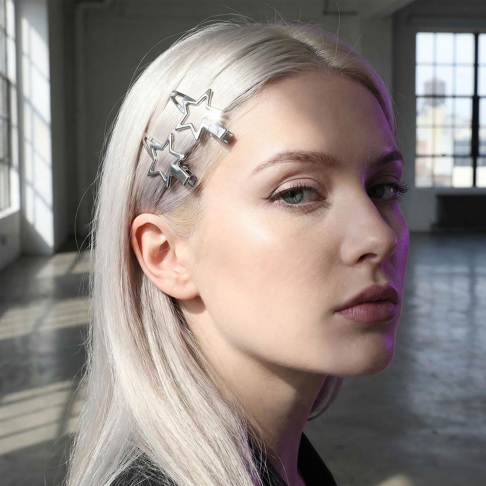 PAGOW festival hair look showcasing eye-catching clips for events