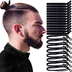 PAGOW front packaging showing 40 black hair ties and value pack benefit