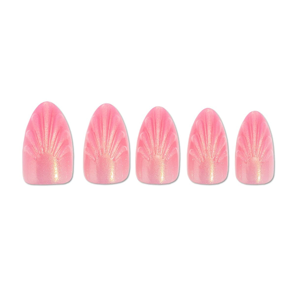 PaintLab arranged nails displaying 15 sizes and short almond shape for correct fit