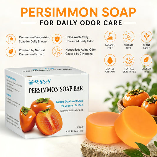 PALFICAB close-up of soap texture highlighting gentle exfoliation benefit