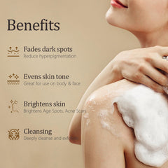 PALFICAB soap texture close-up highlighting smooth bar and gentle exfoliation