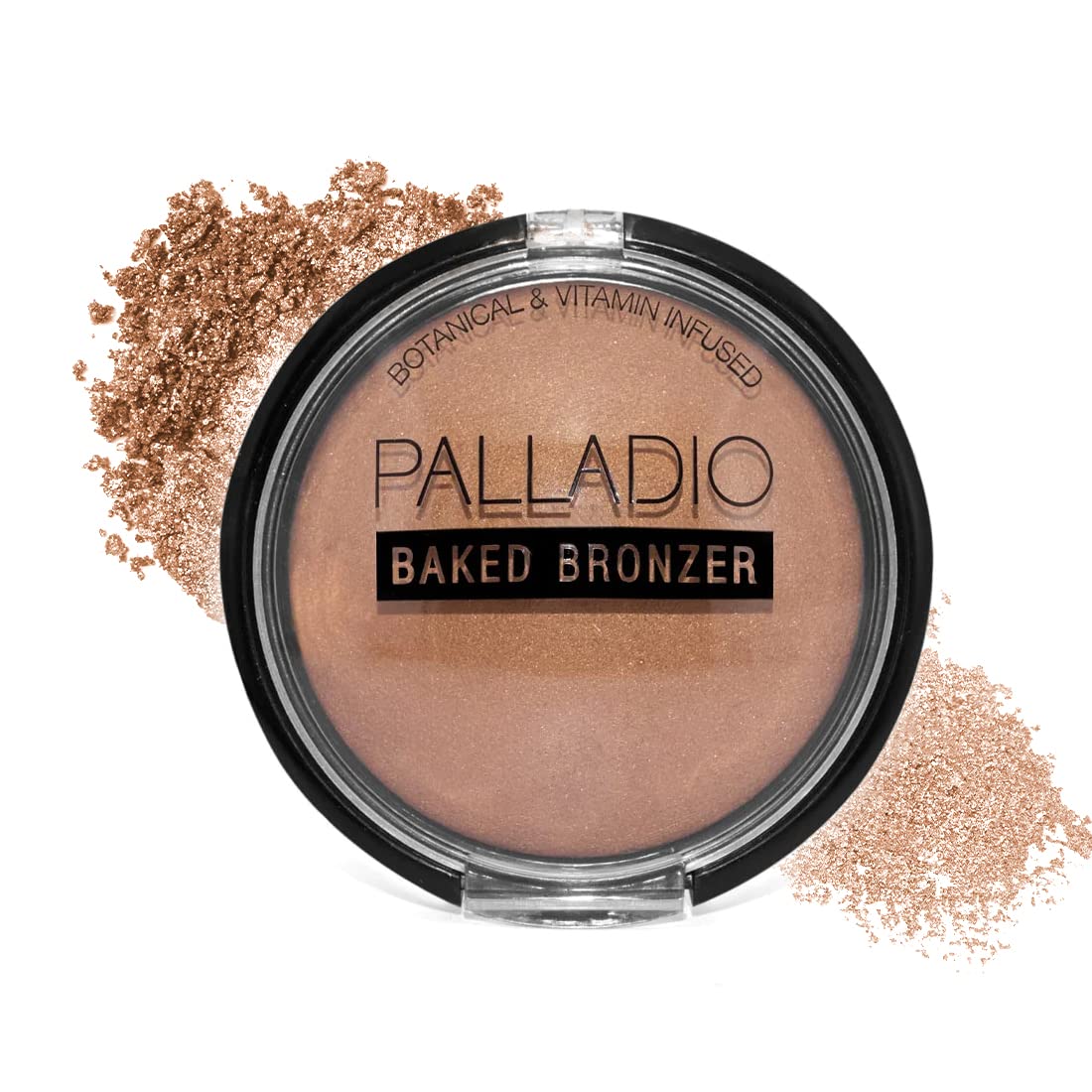 Palladio compact front view showing compact and warm bronzed finish for easy application