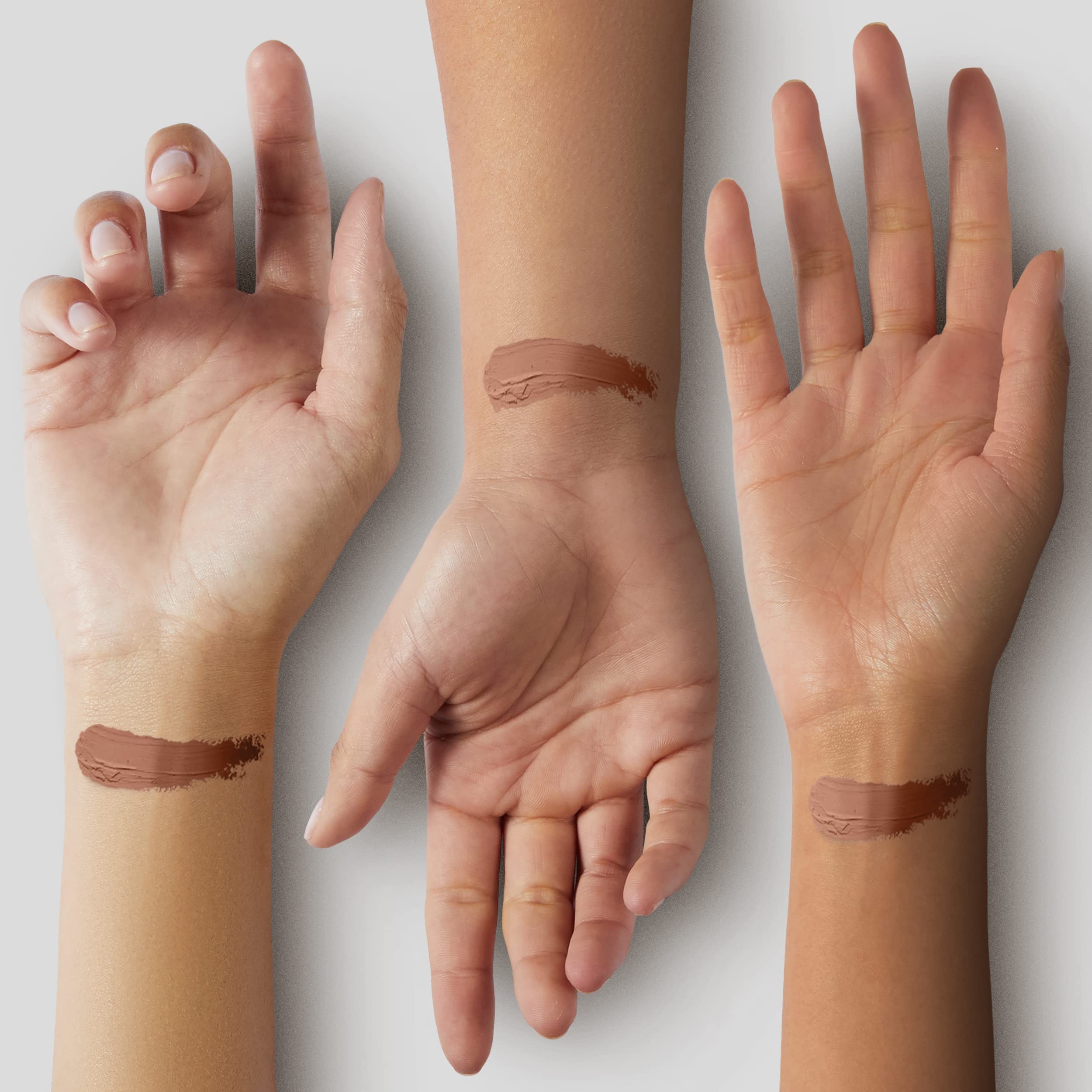 Palladio blending foundation stick with dense brush for seamless edges and natural finish