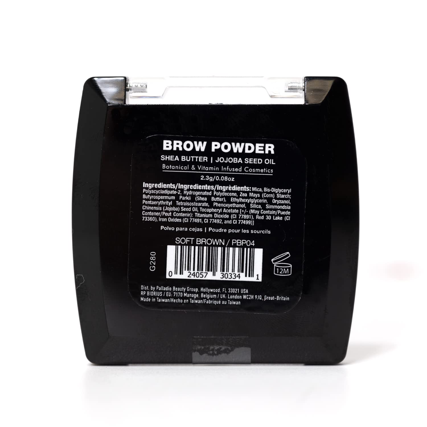 Palladio powder texture macro showing fine-milled finish for smooth blending benefit