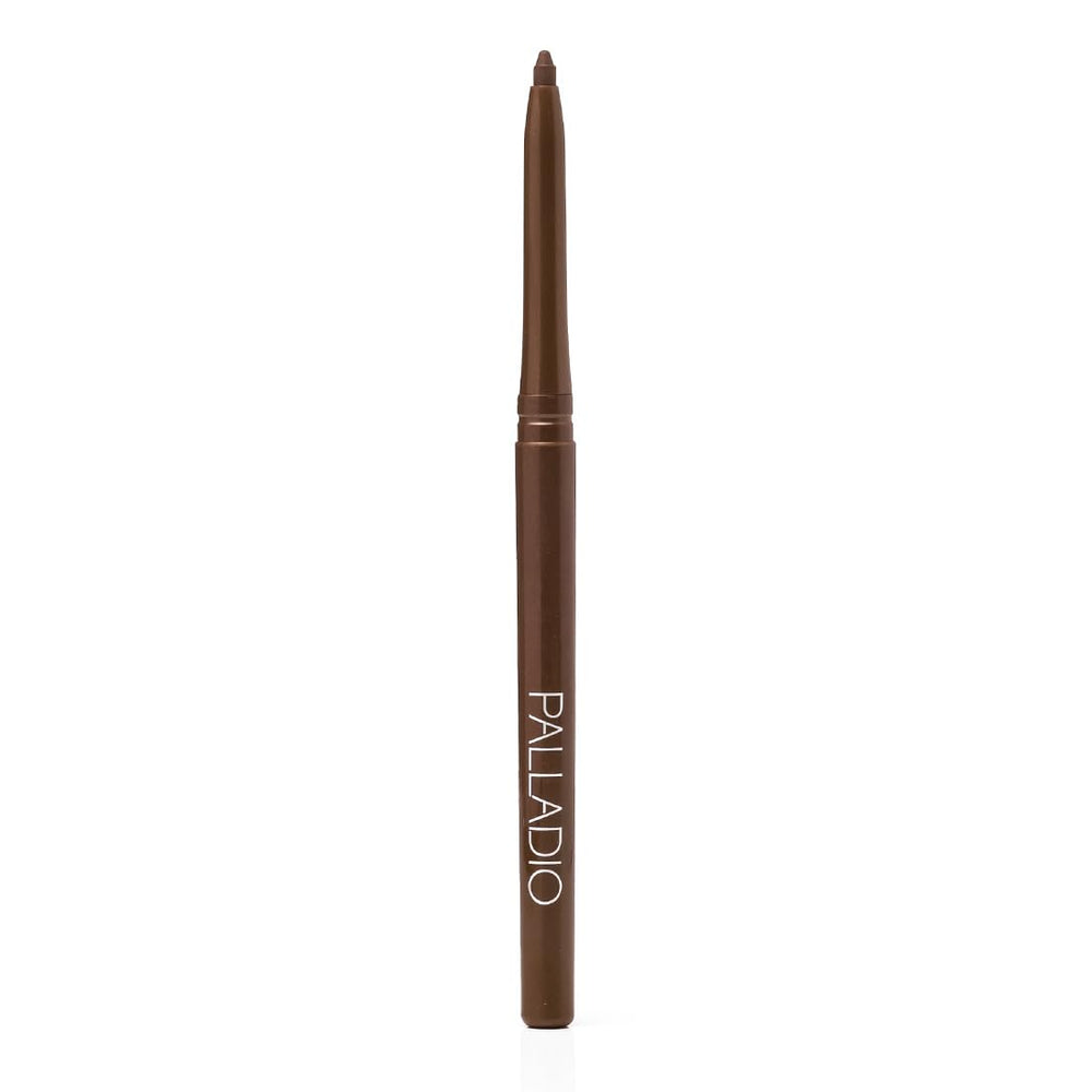 Palladio brownie smudged smoky eye look demonstrating blendable finish
