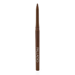 Palladio brownie smudged smoky eye look demonstrating blendable finish