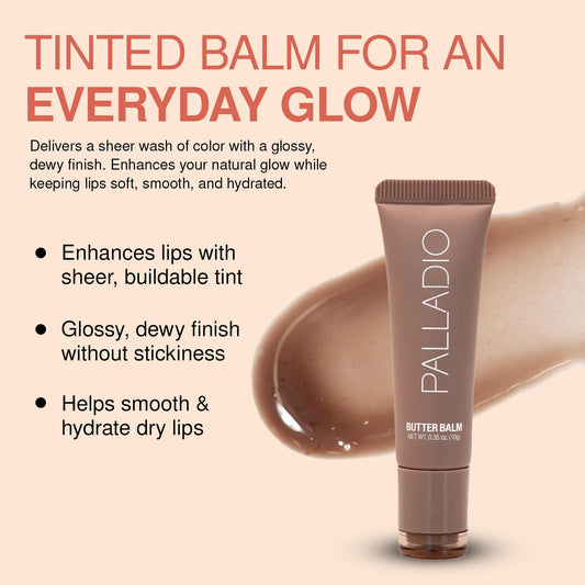 Palladio open applicator dispensing balm for easy, mess-free touch-ups
