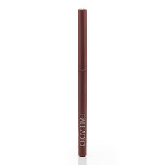 Palladio coffee next to a coin showing slim twist-up pencil scale and convenience