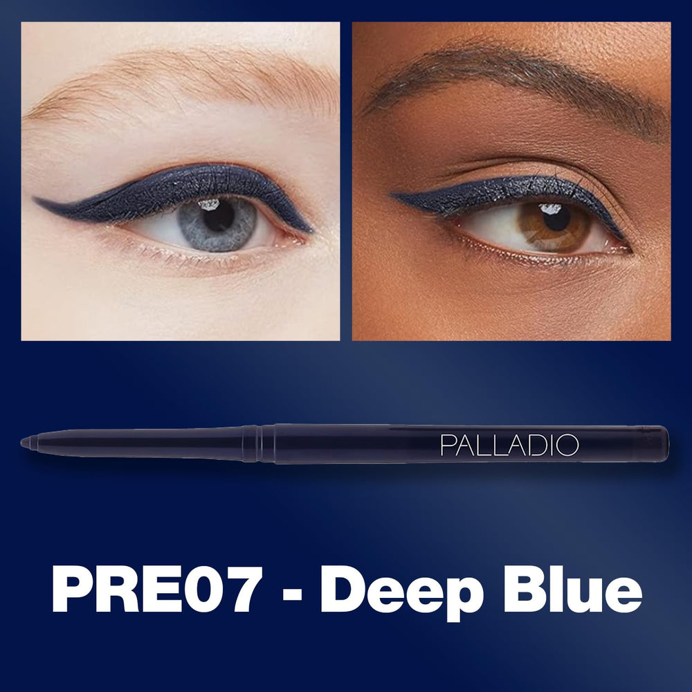 Palladio close-up of the deep blue pencil tip for precise application