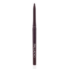 Palladio eggplant eyeliner creating smoky look in lifestyle setting for evening wear