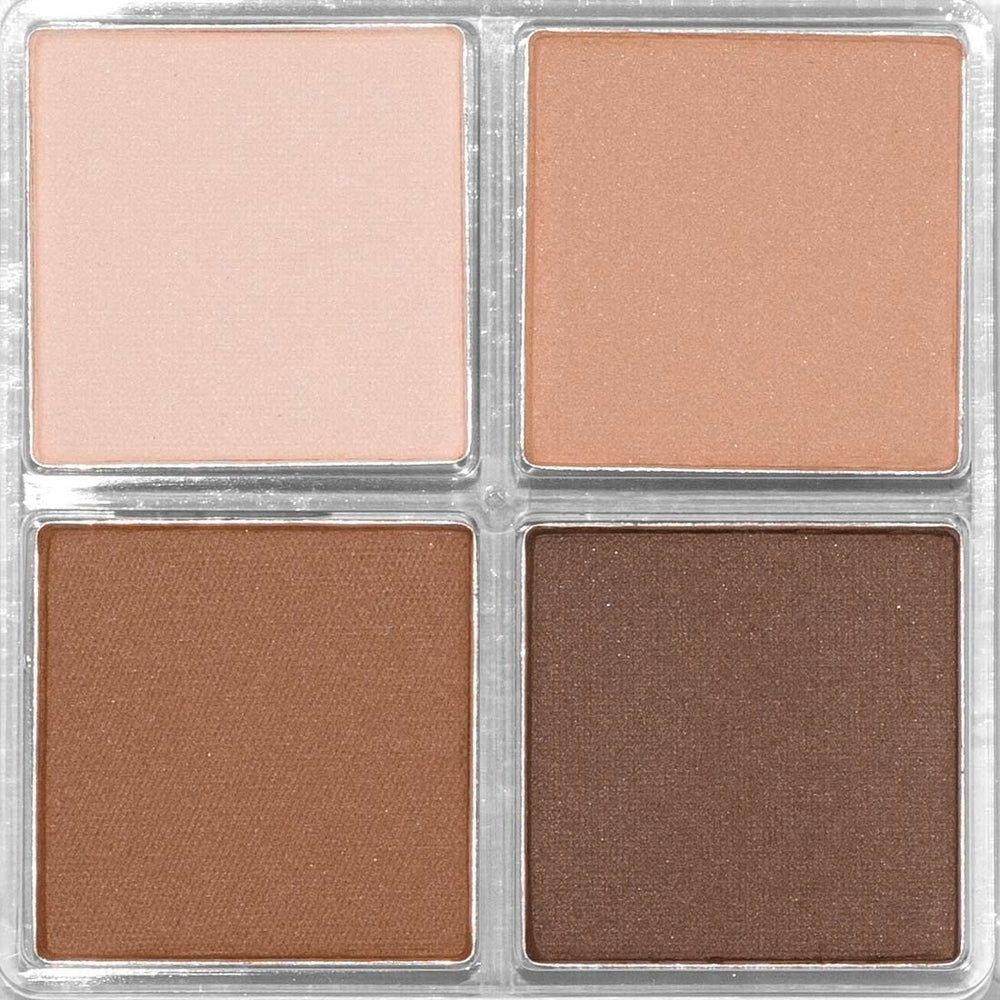 Palladio open palette displaying four complementary matte and shimmer shades