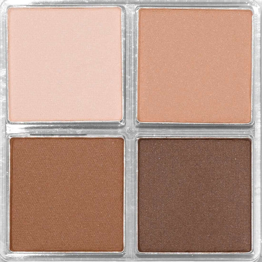 Palladio open palette displaying four complementary matte and shimmer shades